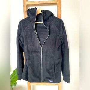 Patagonia | Black Full Zip Women’s 3 Pocket Hooded Sweater | Size Medium